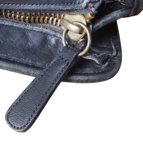 Vntg Coach Black Leather Briefcase. Made in USA. - Picture 2 of 16